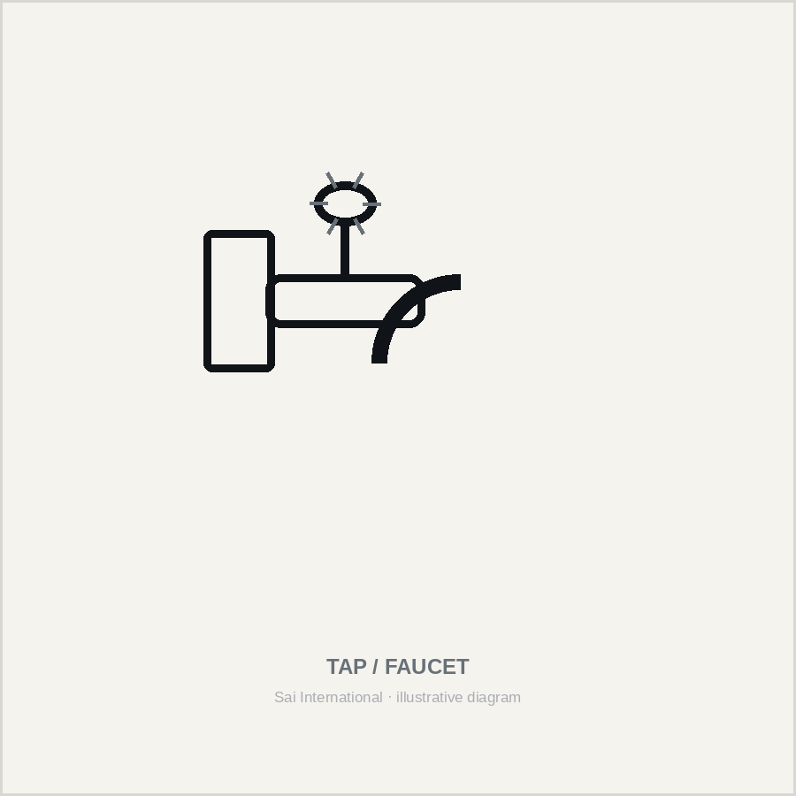 PTMT tap / faucet — illustrative diagram