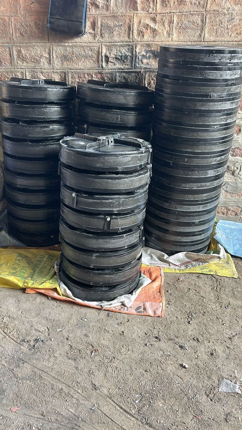 Flange discs in production